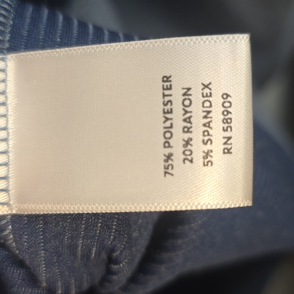 Westbound Blue Ribbed Knit Top, Plus Size 1X, NWT - Picture 5 of 5